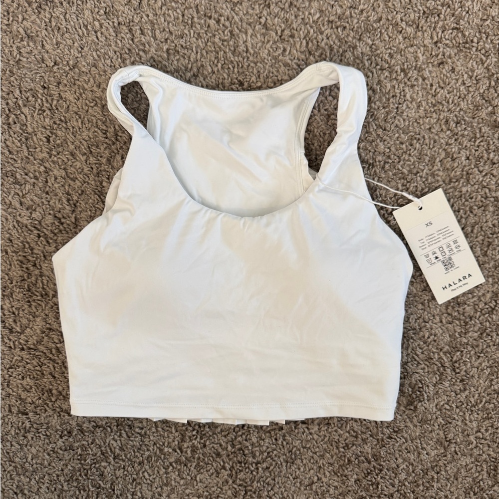 HALARA White Tank Top for Women